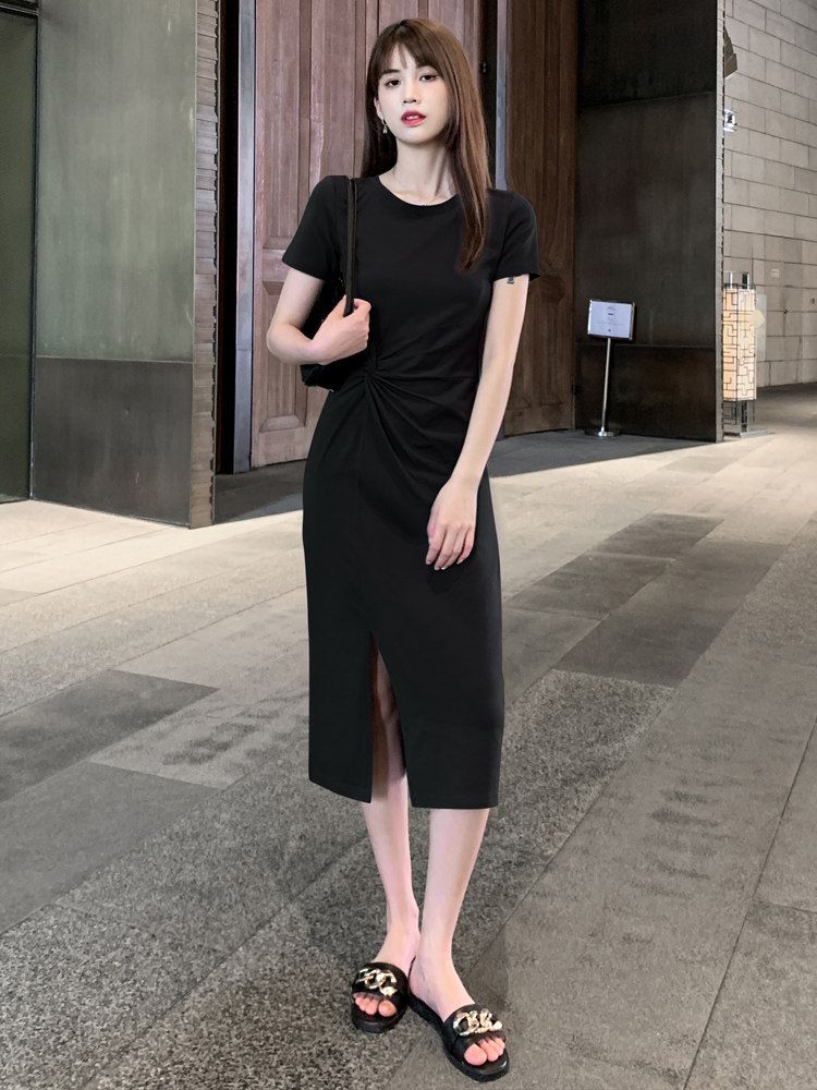 골지 반팔 민소매나시 티셔츠 나시티 브이넥 끈나시 민소매티 이너 레이어드 여성 레이스 여름 - 상세 이미지 5
