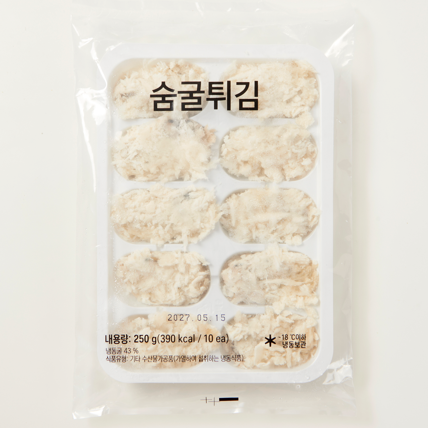 굴튀김 500g 통영 숨굴튀김 가라아게 이자카야 술안주 - 상세 이미지 2
