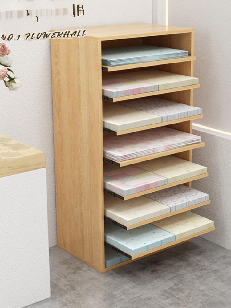 도화지 캐비닛 미니수납장 문서 거실 철제수납장 종이 정리함 틈새수납장 다용도 슬림 선반 - 상세 이미지 2