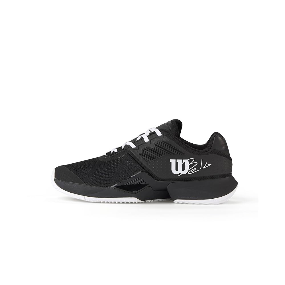 Wilson 남성용 Bela Tour 파델 슈즈, 블랙/화이트. White/Red/Black 7.5 - 상품 이미지