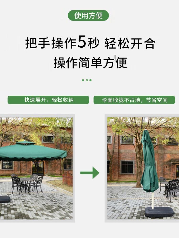 접이식 캐노피천막 주차장 대형 차양막 지붕갈이 행사용천막 방수 야외천막 그늘막 전망대 텐트 - 상세 이미지 5