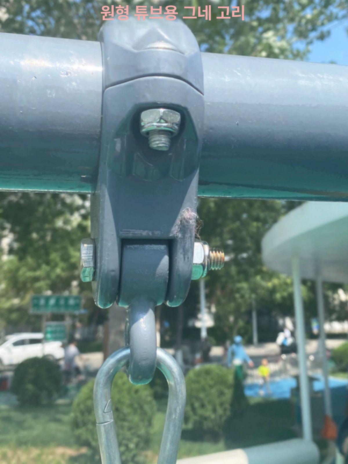 공중 요가 그네 브래킷 단품 회동구 베어링 놀이터 버클 60mm 직경 알루미늄 버클 단품 - 상세 이미지 4