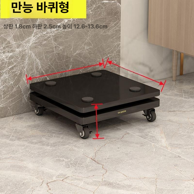 스피커 받침대 이동식 플로어 우퍼 패드 댐퍼 2중 방진 거치대 트레이 서브 오디오액세서리 - 상세 이미지 4