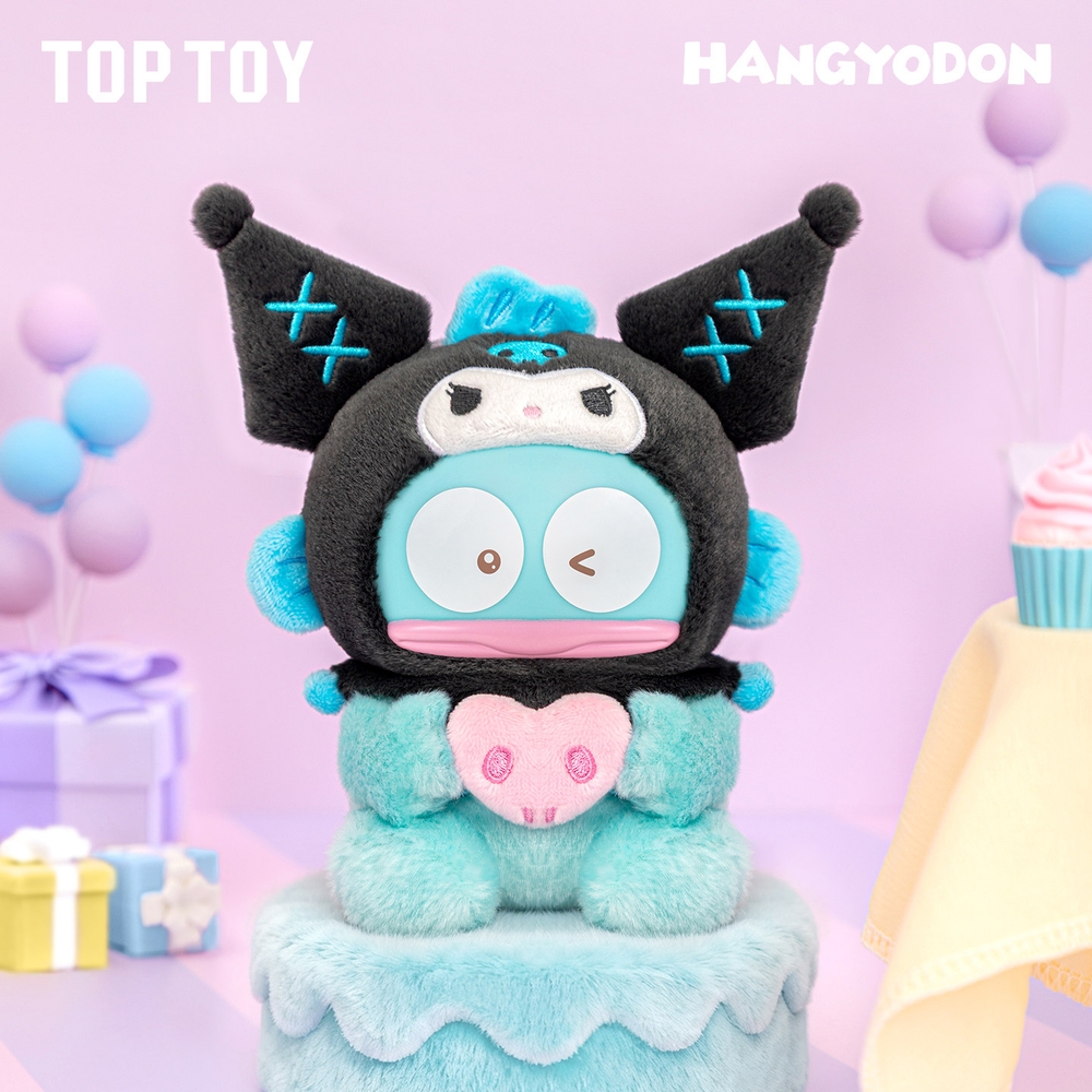 탑토이 산리오 피규어 쿠로미 키링 생일파티시리즈 가방 고리 해외판 블라인드 랜덤박스 1개 - 상세 이미지 4