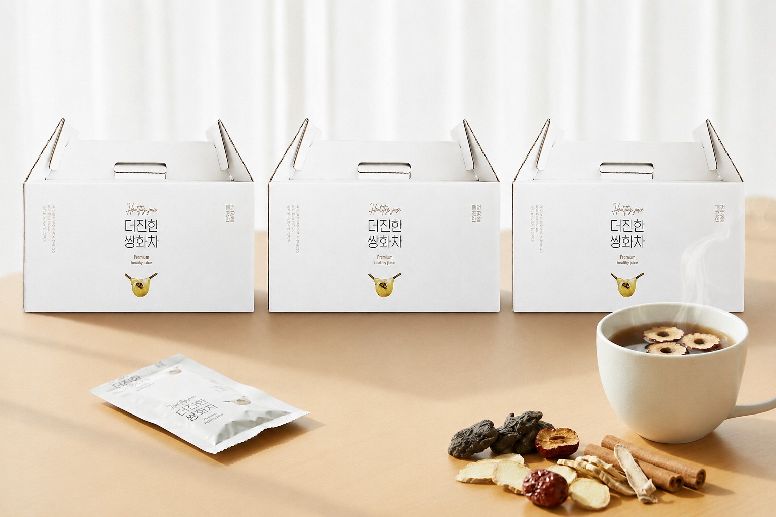 늘초담 더진한 전통 수제 쌍화차 90ml 30포 쌍화 진액 추석선물 선물세트 - 상세 이미지 3
