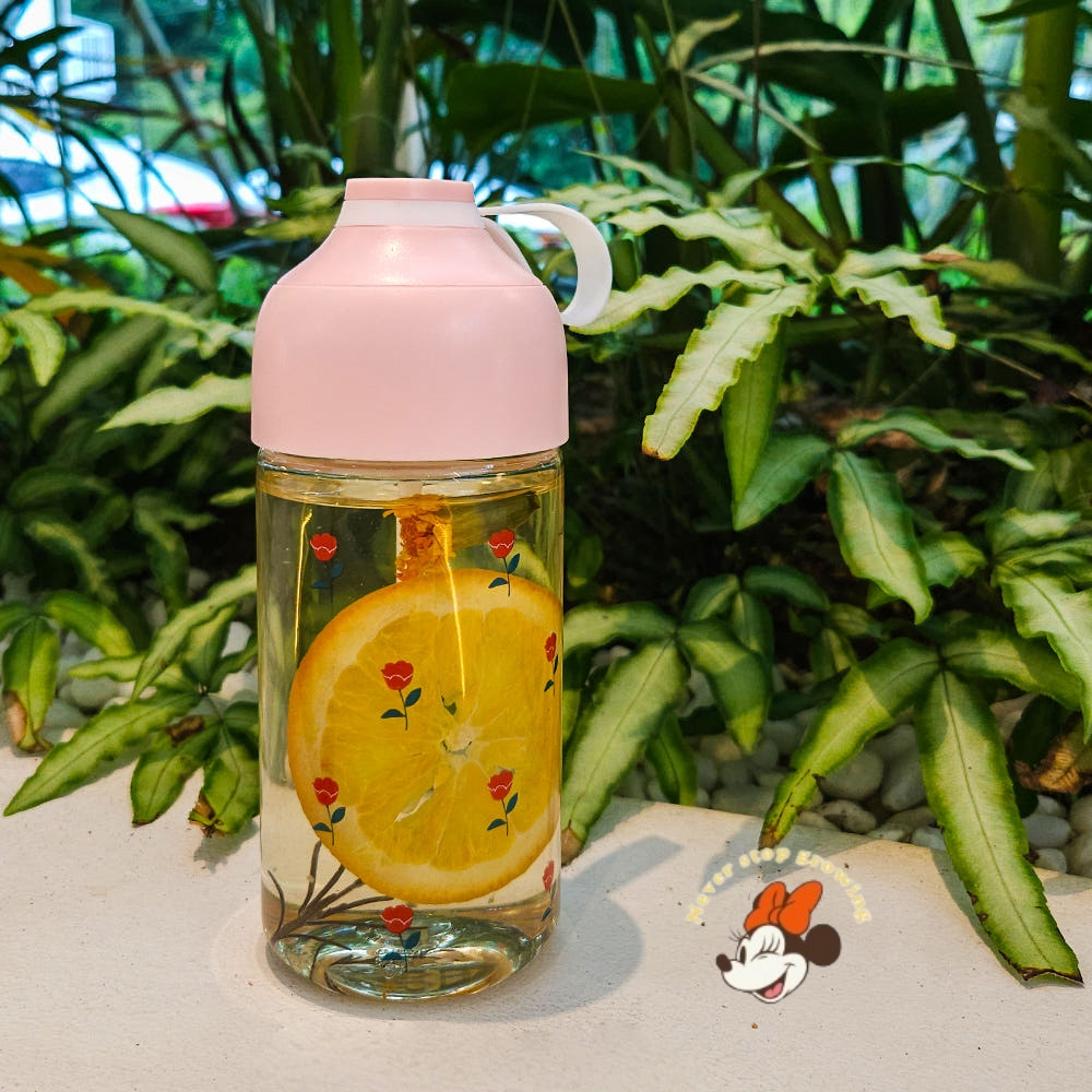 휴대용 원터치쉐이커 디즈니 원터치텀블러 캐릭터 자동믹서 보틀 380ml - 상품 이미지