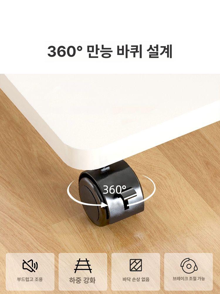 사각대형화분 원목 바퀴 다이 이동형 범용 받침대 의자 단단한 물받이 회전 이동식 - 상세 이미지 4
