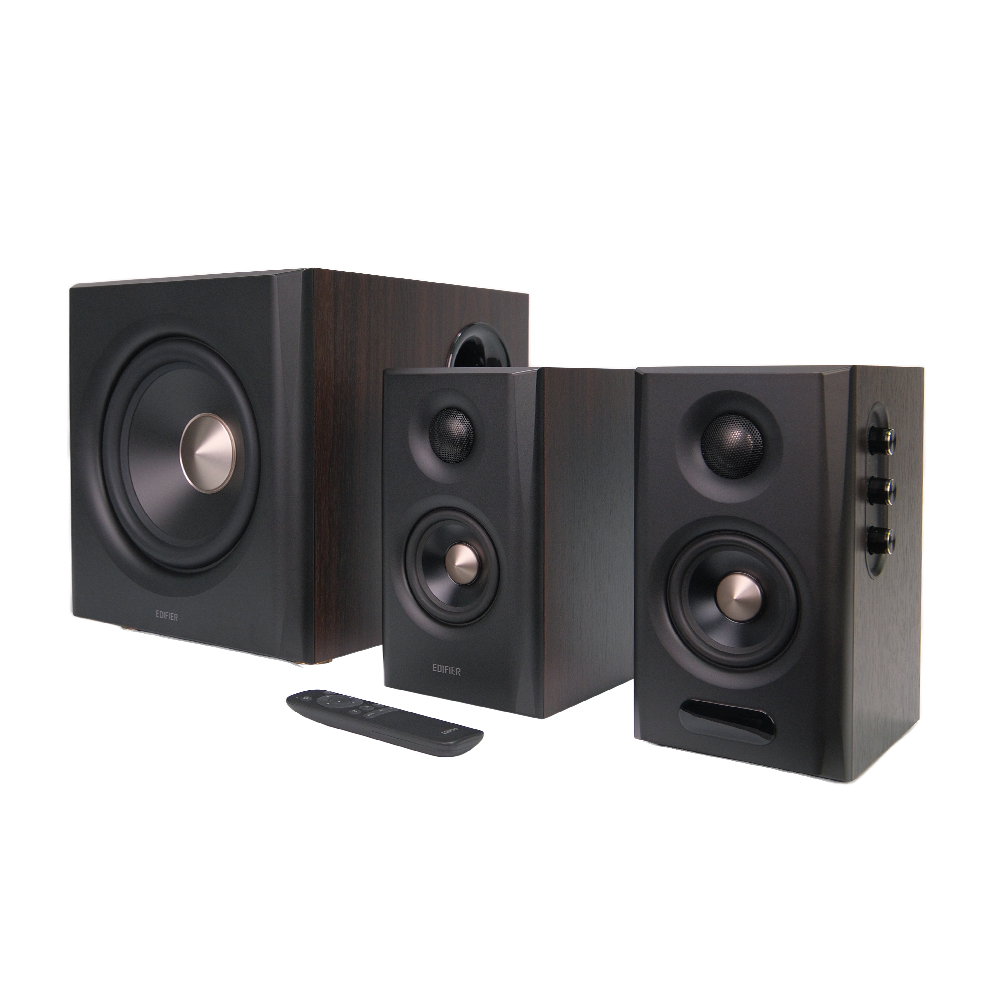 [EDIFIER] S355DB 2.1채널 블루투스 액티브 스피커 150W 월넛 - 상품 이미지