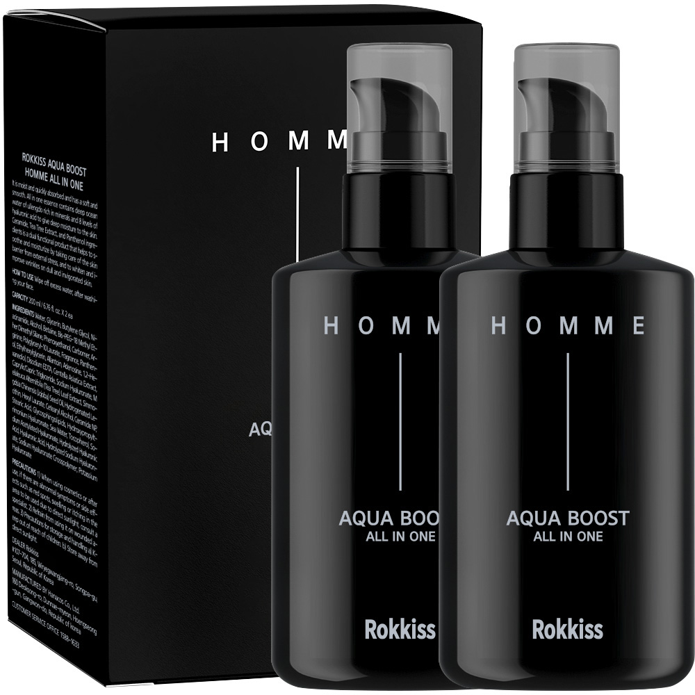 록키스 아쿠아 부스트 옴므 올인원 200ml, 2개