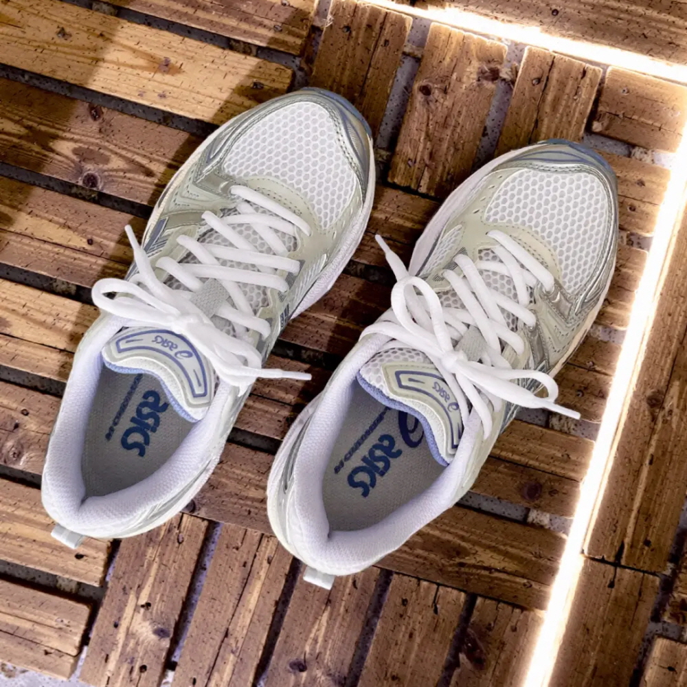 아식스 젤 카야노14 스니커즈 러닝화 운동화 화이트 네이비 1203A537-115 - 상세 이미지 3