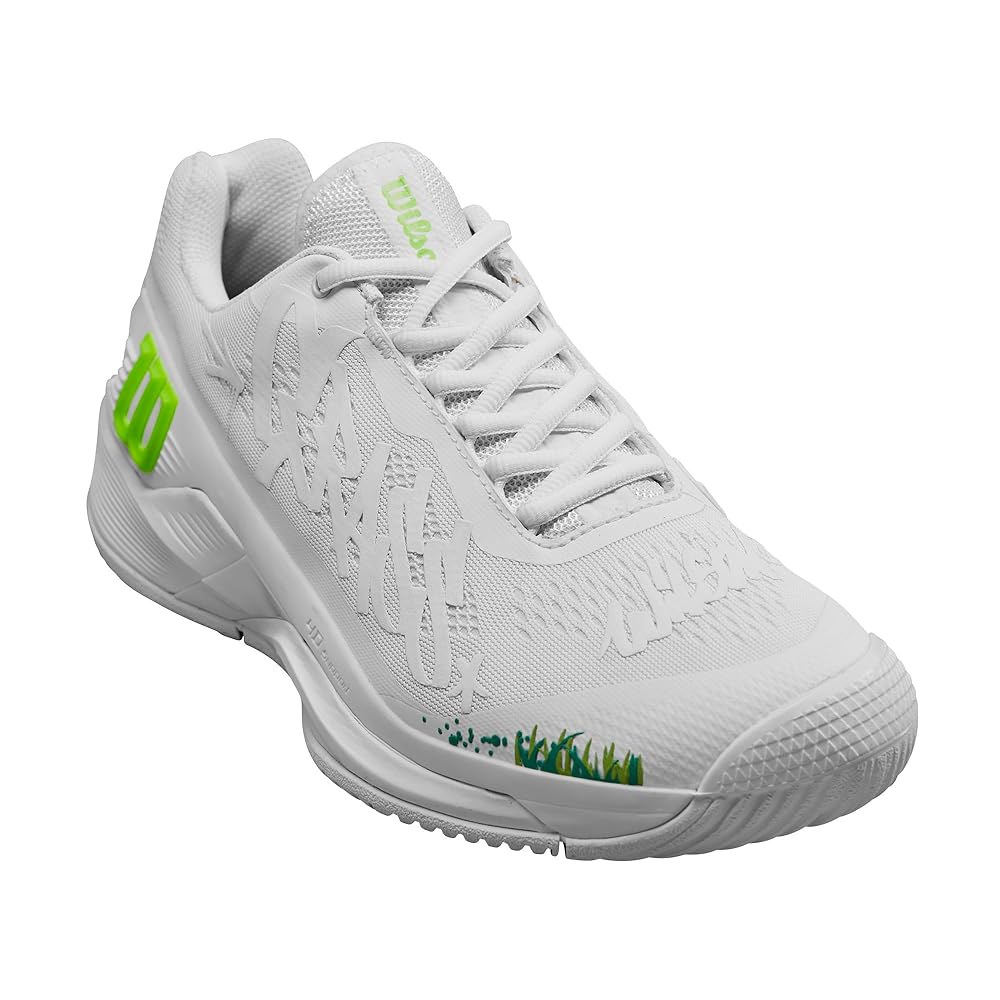 Wilson 남성용 러쉬 프로 4.0 호프 런던 화이트/그린 에디션, White/Green 9 - 상품 이미지