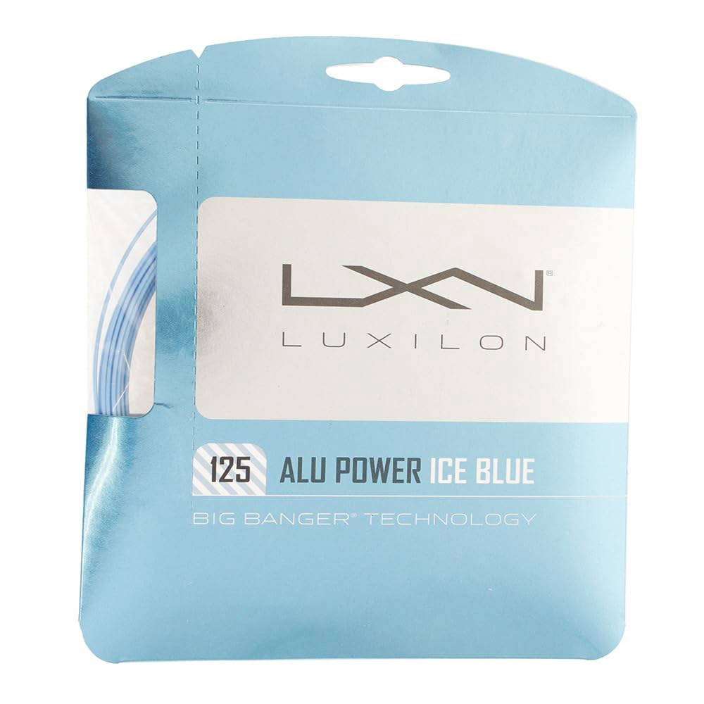 Luxilon Big Banger ALU Power 125/17G 아이스 스트링 블루 - 상품 이미지