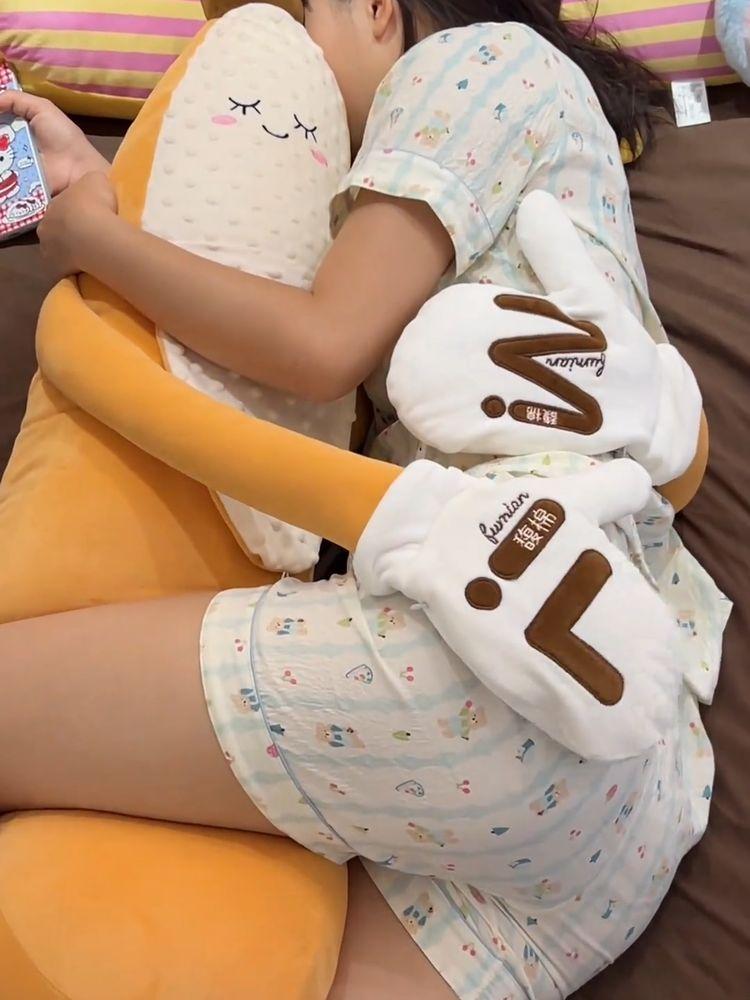 토닥토닥 바디필로우 쿠션 온찜질 죽부인 대형 인형 베개 단일 항목 - 상품 이미지