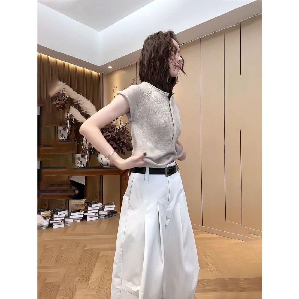 르넬 블라우스 반팔 핀턱 시스루 배색 긴팔 단품 퍼프소매 셔링 셔츠 여름 여성 레이스 남방 - 상품 이미지