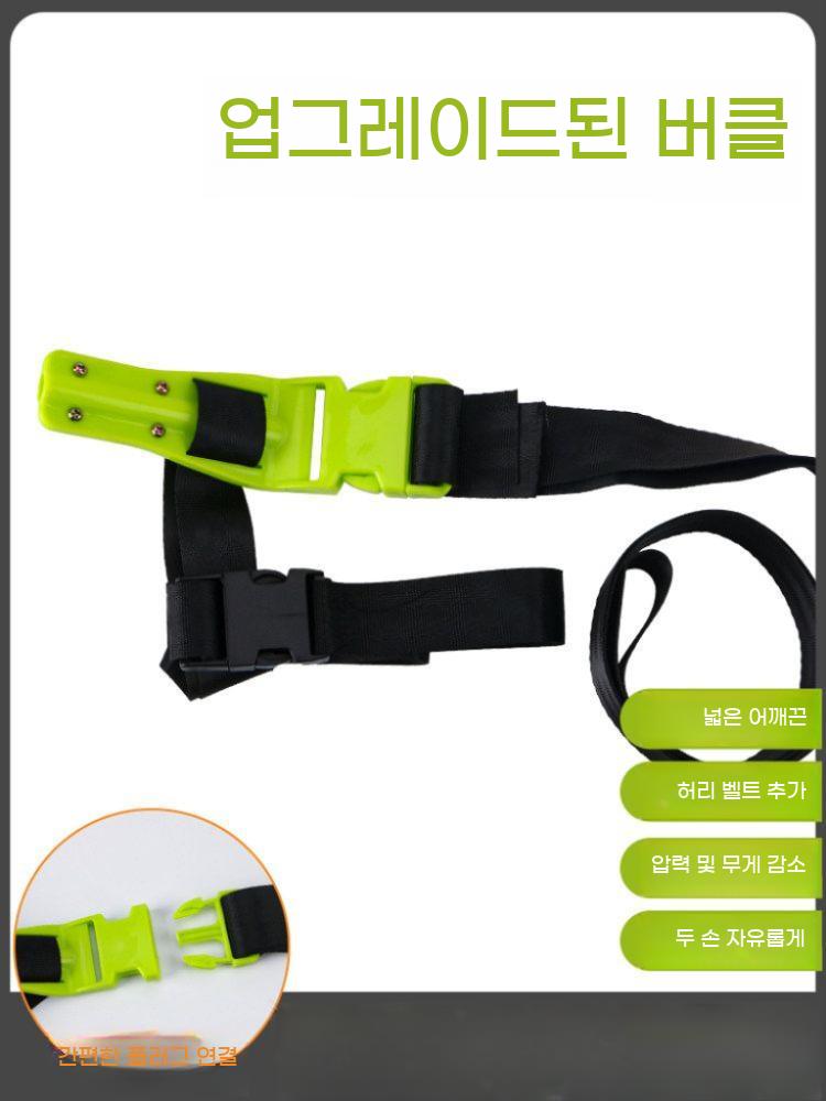 농약 호스 유인기 어깨걸이 분무기 가이드 멜빵 고압 호스릴 당기기 도구 농업용 배관 풀러 - 상세 이미지 3