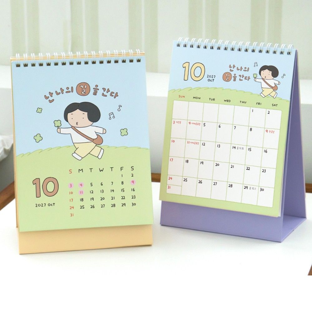 2027 26년 미니 탁상 달력 세로 2026 27년 귀여운 캘린더 7월부터 마음챙김 이미지 6