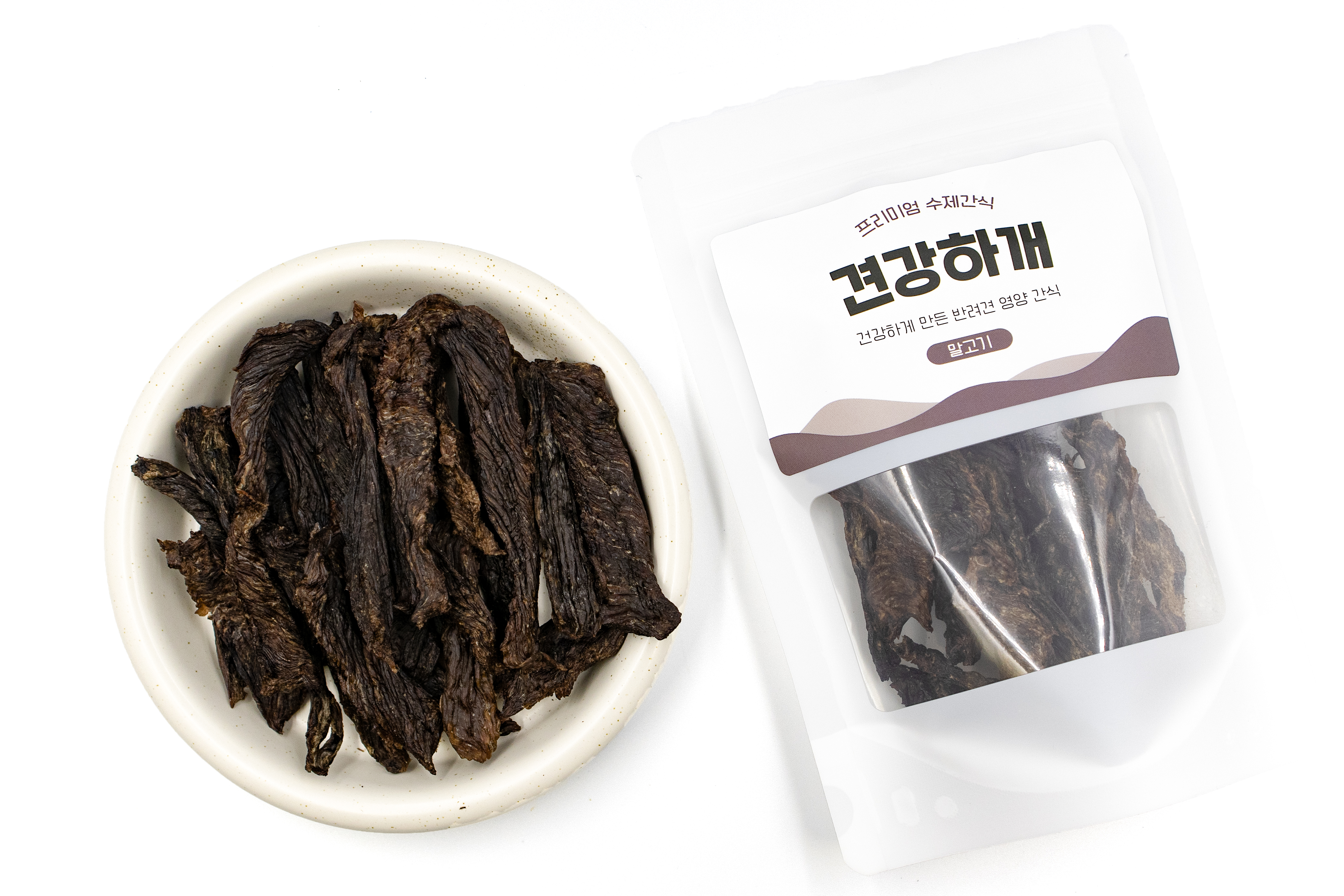 강아지 수제간식 국내산 제주 말고기 50g - 상품 이미지