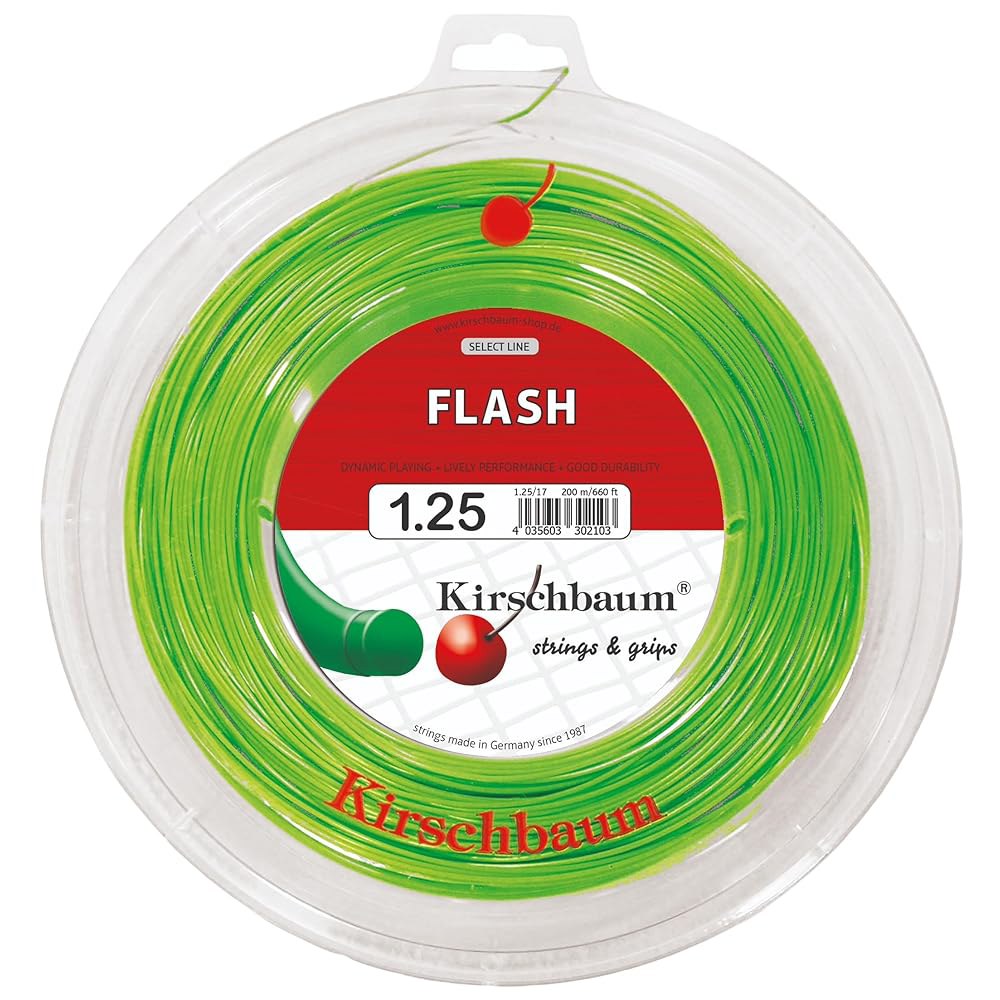 Kirschbaum Reel Flash Green 1.25 mm 201.2 미터 (17G) Black 1.25 - 상품 이미지
