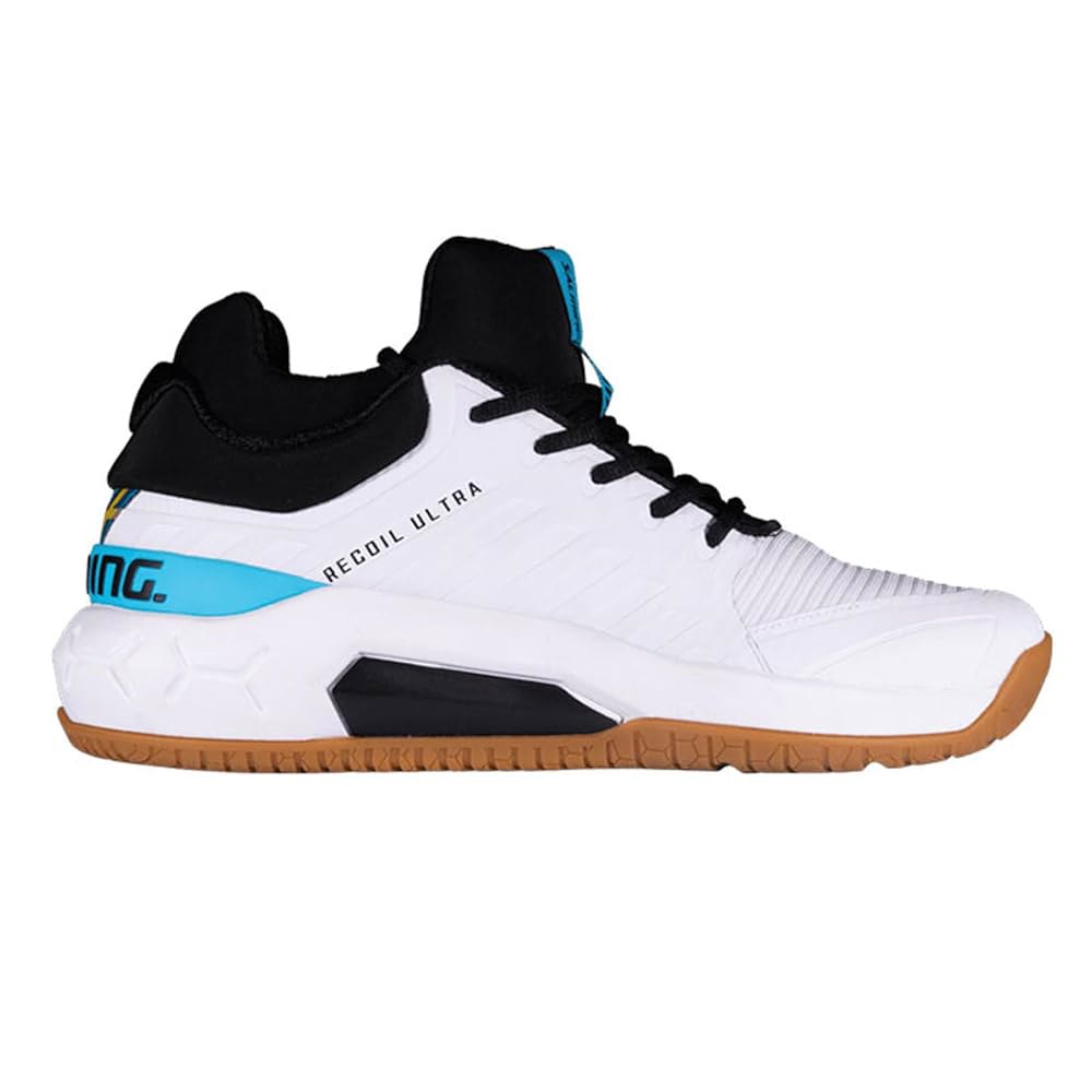 Salming Recoil Ultra (MID) 남성용 스쿼시 화이트. 슈즈, White 7.5 - 상품 이미지