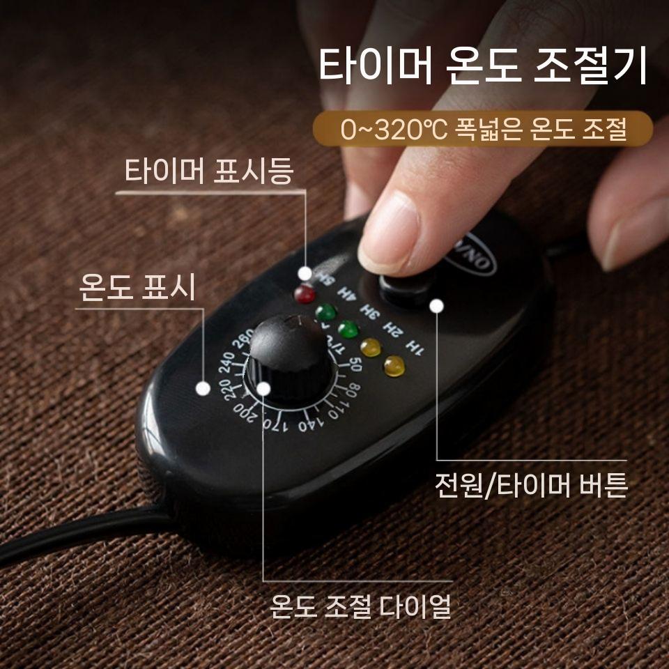 전기향로 발향기 훈향기 향초 명상 버너 워머 오일버너 세트 오일 에센셜 램프 디퓨저 캔들 - 상세 이미지 5