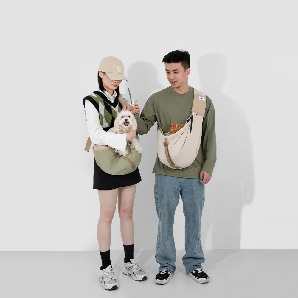 로띠에 하이드림 데일리 릴렉스 슬링백 강아지 고양이 앞가방 애견 이동가방 이미지 8