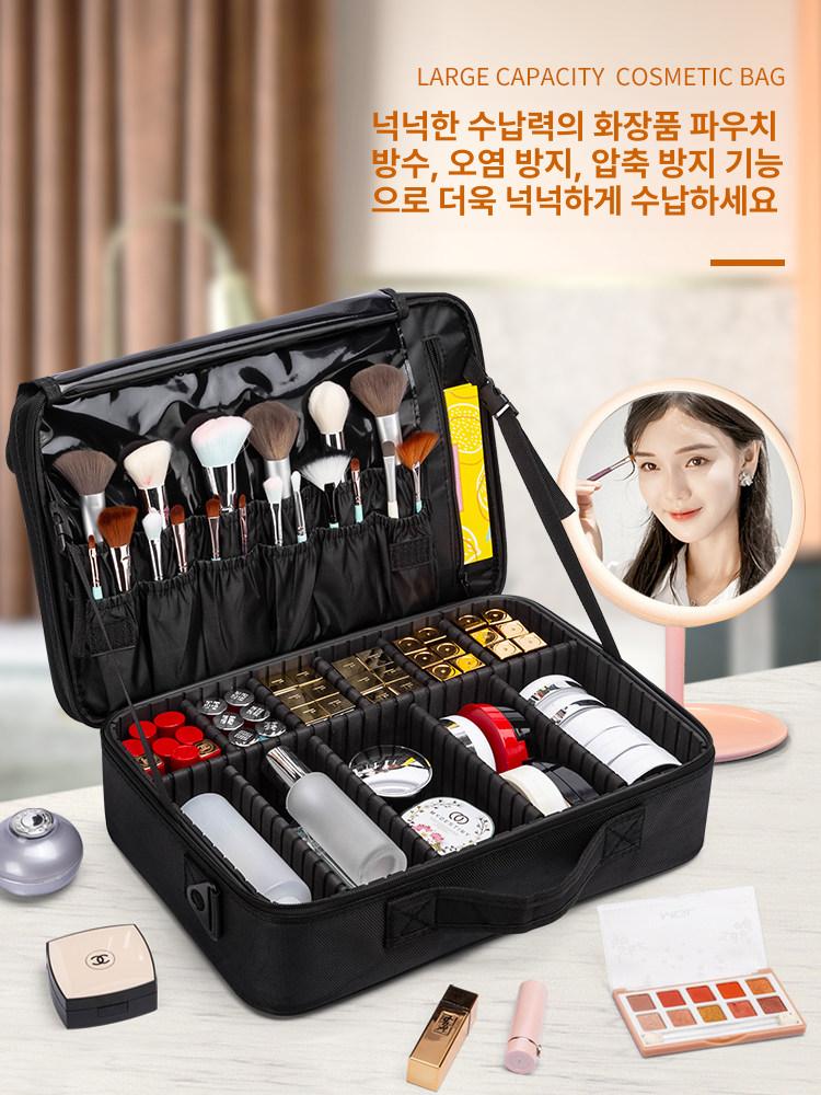 메이크업 박스 이동가방 반영구 블랙 출장용 06 특대형 블랙 02 중형 [인기 인플루언서] - 상세 이미지 2