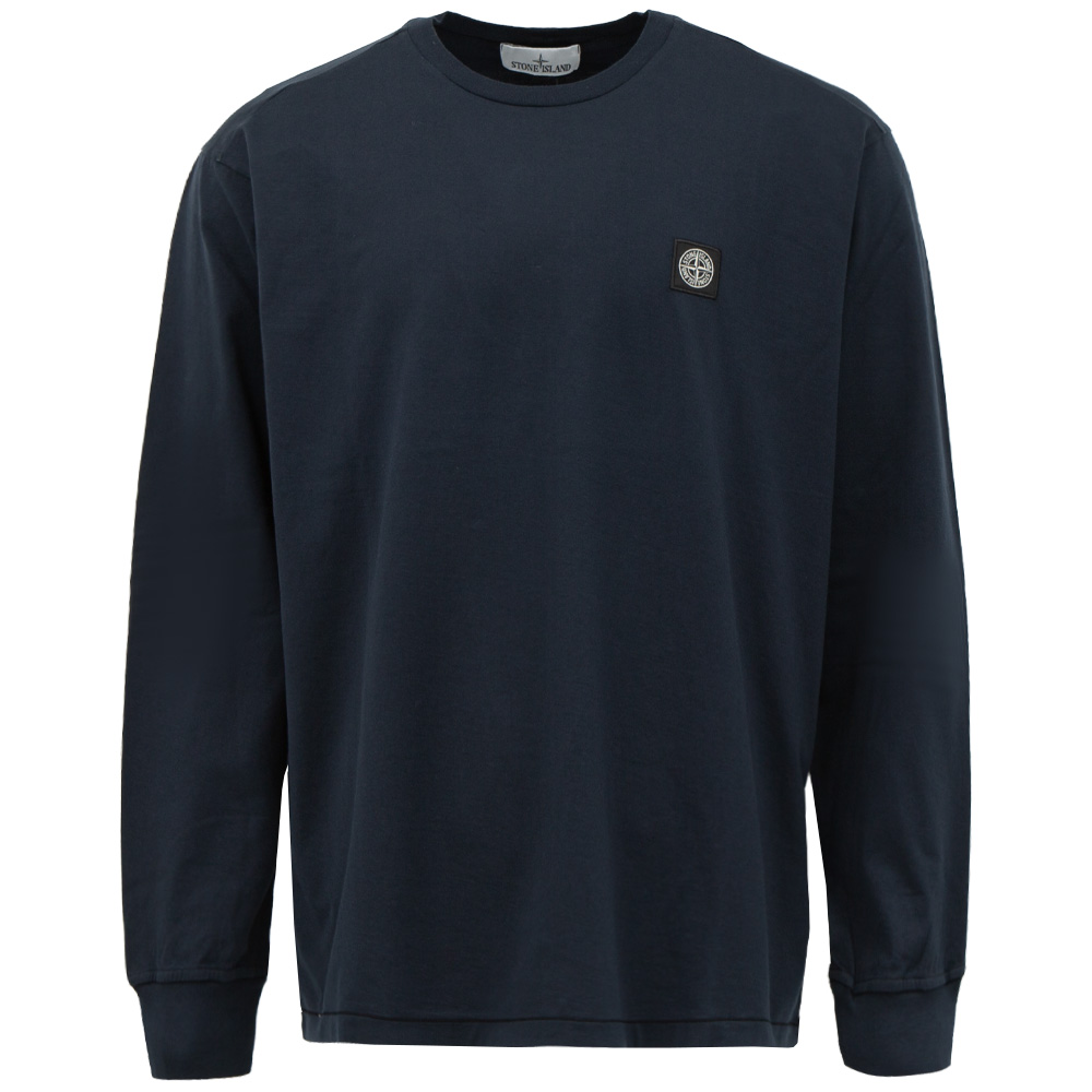 스톤아일랜드 나침반 로고 티셔츠 네이비 롱슬리브 K2S152100028 S0013 V0020 (2025 F/W) XXL - 상품 이미지