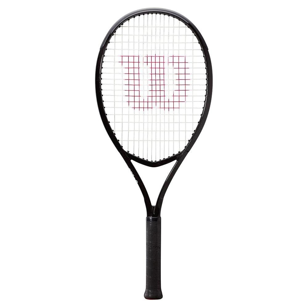 Wilson XP 1 성인용 레크리에이셔널 테니스 라켓 블랙 1/4인치 2~4 사이즈 그립 Grip Size 2 - 4 1/4 - 상품 이미지