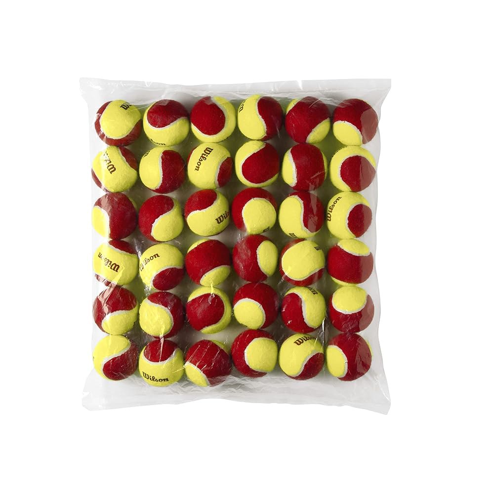 WILSON 청소년 테니스 공 - 스타터 레드, 팩 36개 1 12 Balls - 상품 이미지