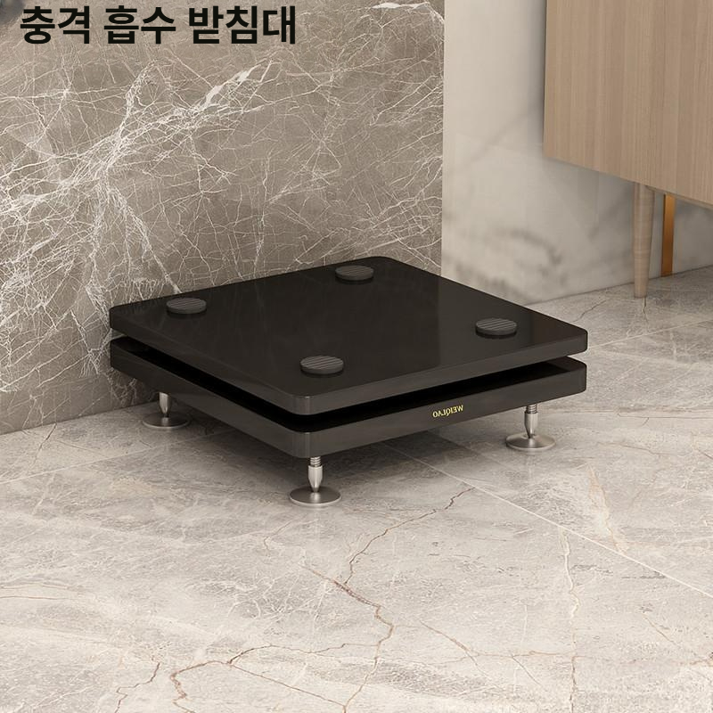 스피커 받침대 이동식 플로어 우퍼 패드 댐퍼 2중 방진 거치대 트레이 서브 오디오액세서리 - 상세 이미지 2