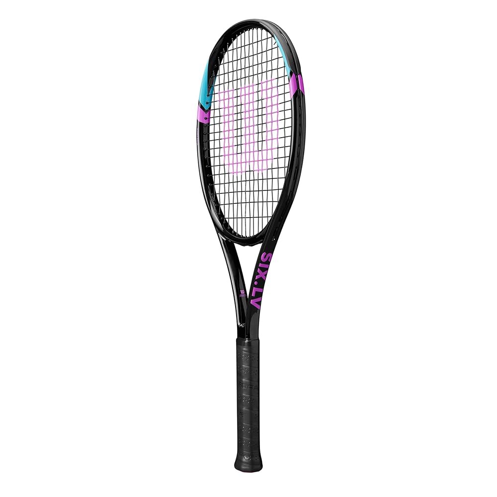 Wilson Six Lv Tns Rkt 라켓, 성인 2 (멀티컬러), 남녀공용, 멀티컬러 4-1/4 (2) - 상세 이미지 3