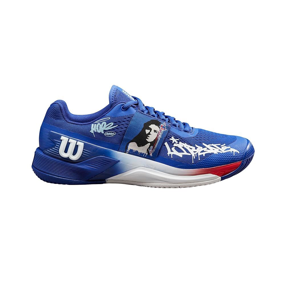 Wilson 남성용 러쉬 프로 4.0 호프 파리 파란색/흰색/빨간색. 에디션, Blue/White/Red 7.5 - 상세 이미지 2