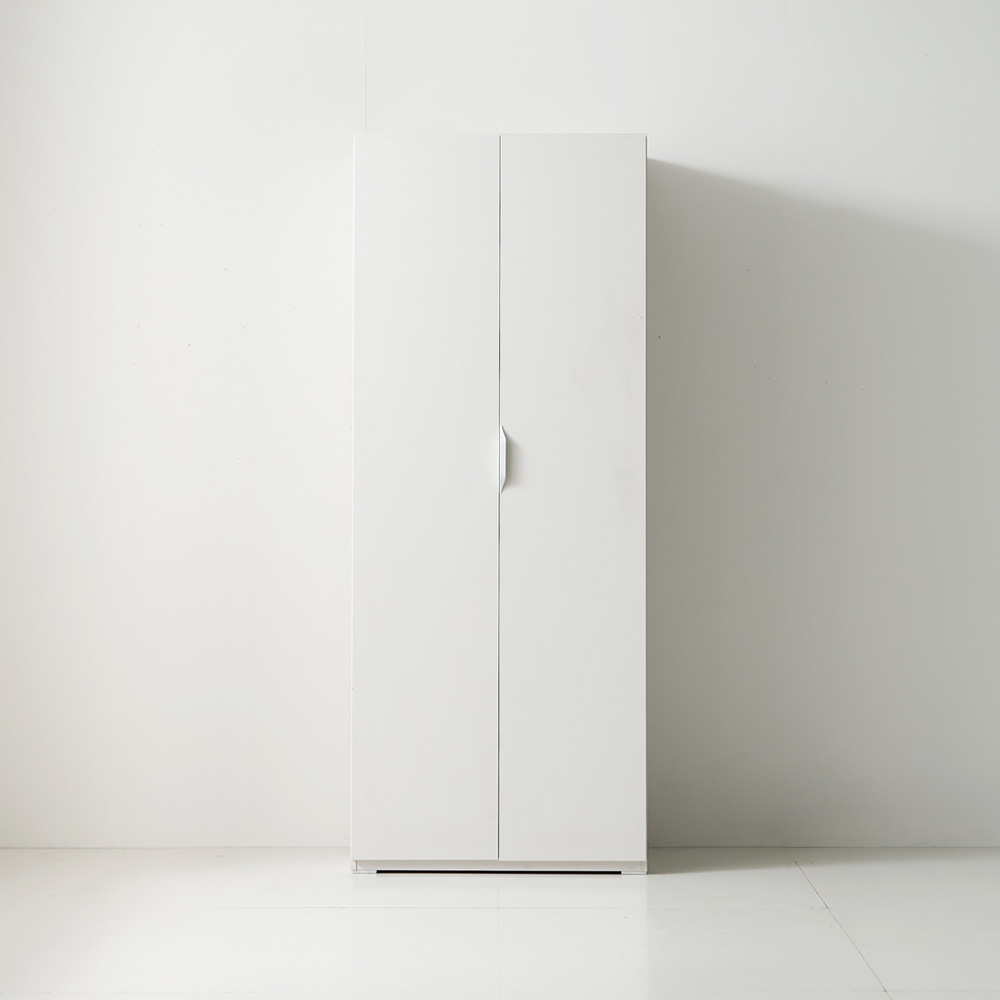 따숨 모듈 옷장 안방 드레스룸 키큰 이불장농 800x605x2000mm, 정리장형, 화이트 - 상품 이미지