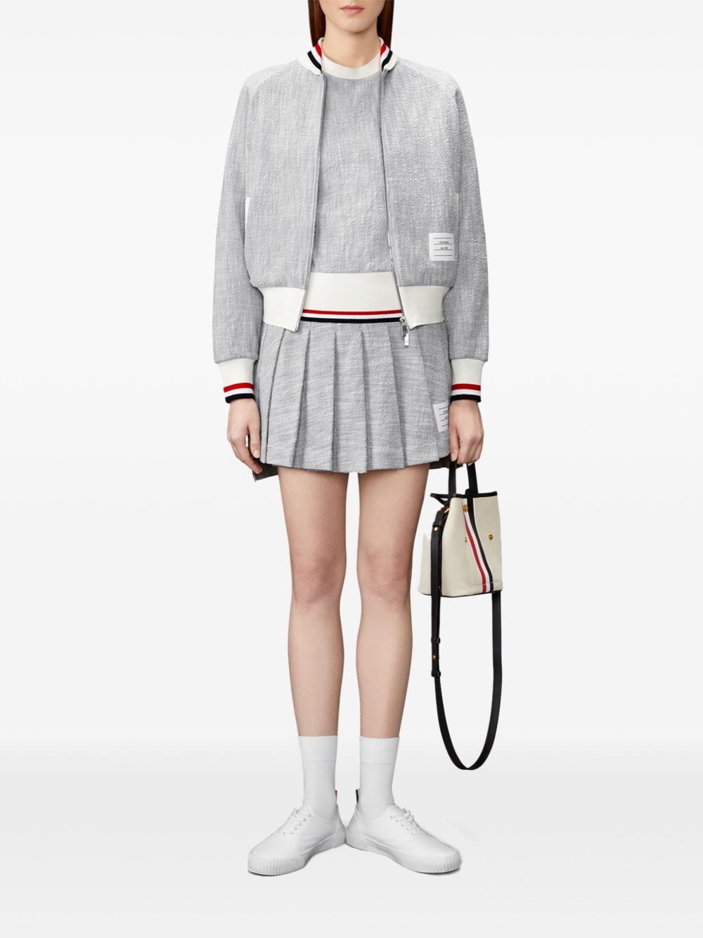 톰 브라운 여성 봄버 자켓 FW26 FJT436AJ0194055 - 상세 이미지 5
