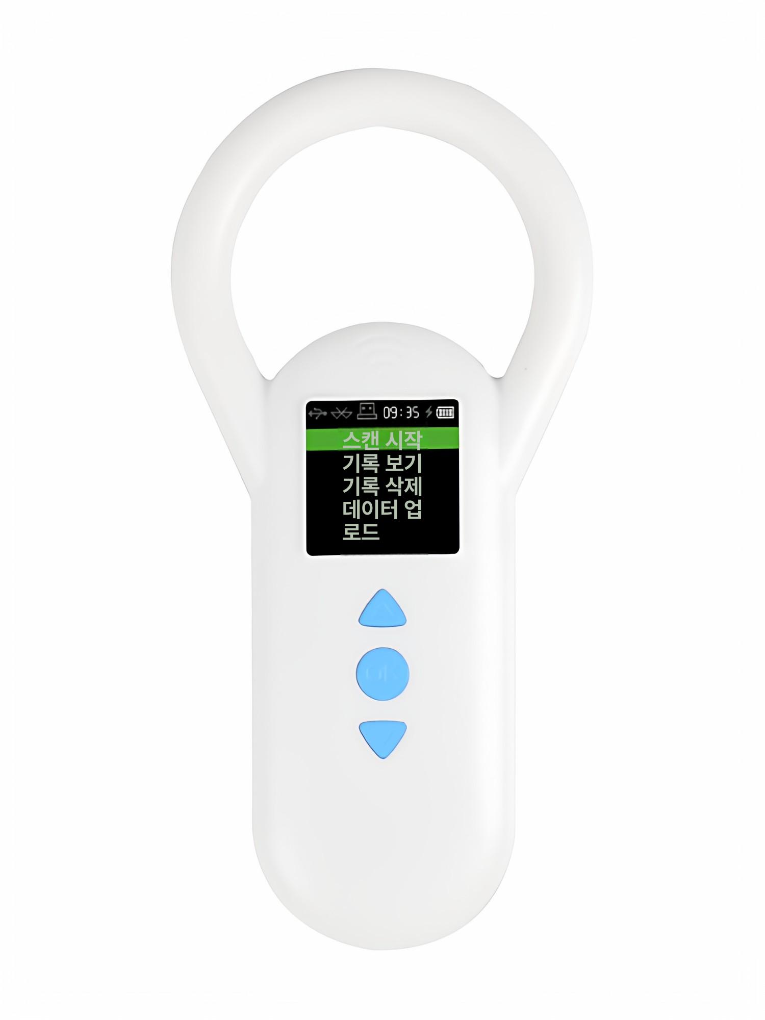 마이크로칩 리더기 반려견 타입A 강아지 블루투스 고감도 USB 광학 마커 내장 500줄 업그레이드 - 상품 이미지