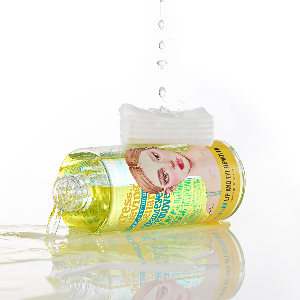 아리얼 스트레스 릴리빙 미셀라 립앤아이 리무버 300ml, 1개 - 상품 이미지