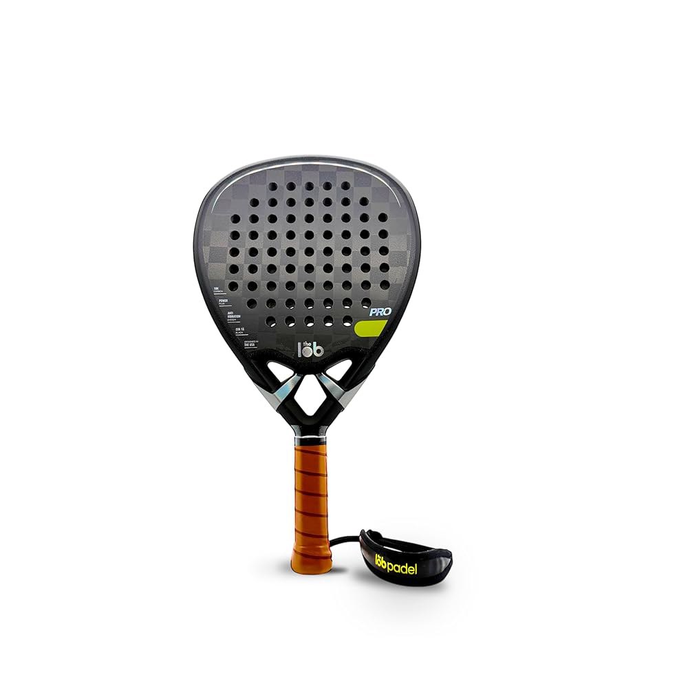 탄소 섬유 Padel 라켓 - 블랙 디자인 플랫폼 위한 (18K 전력 블랙) 초보자부터 모양 전문가를 패들 드롭 프로 제어를 최적의 - 상품 이미지