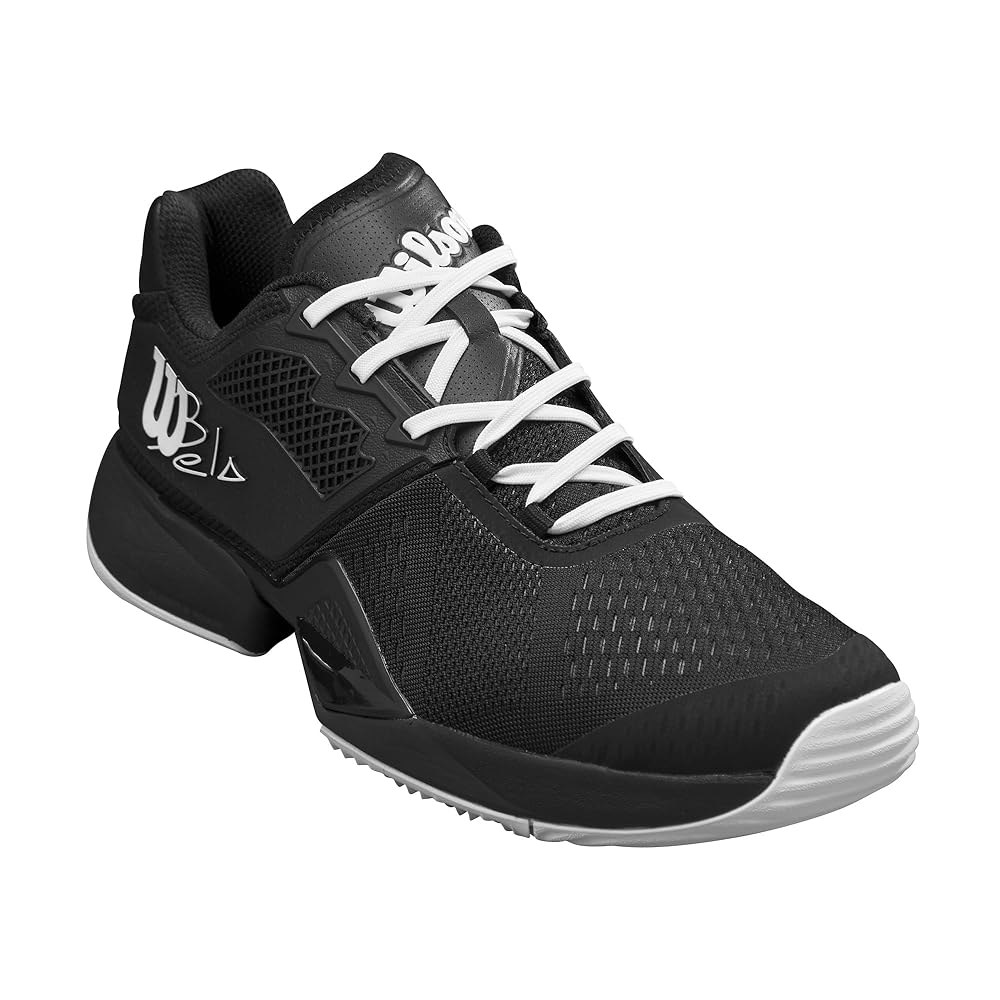 Wilson 남성용 Bela Tour 파델 슈즈, 블랙/화이트. White/Red/Black 7.5 - 상세 이미지 3