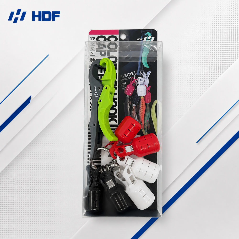 HDF 해동조구사 컬러 에기 훅 캡 키퍼 세트 에기바늘보호 HA-902 - 상품 이미지