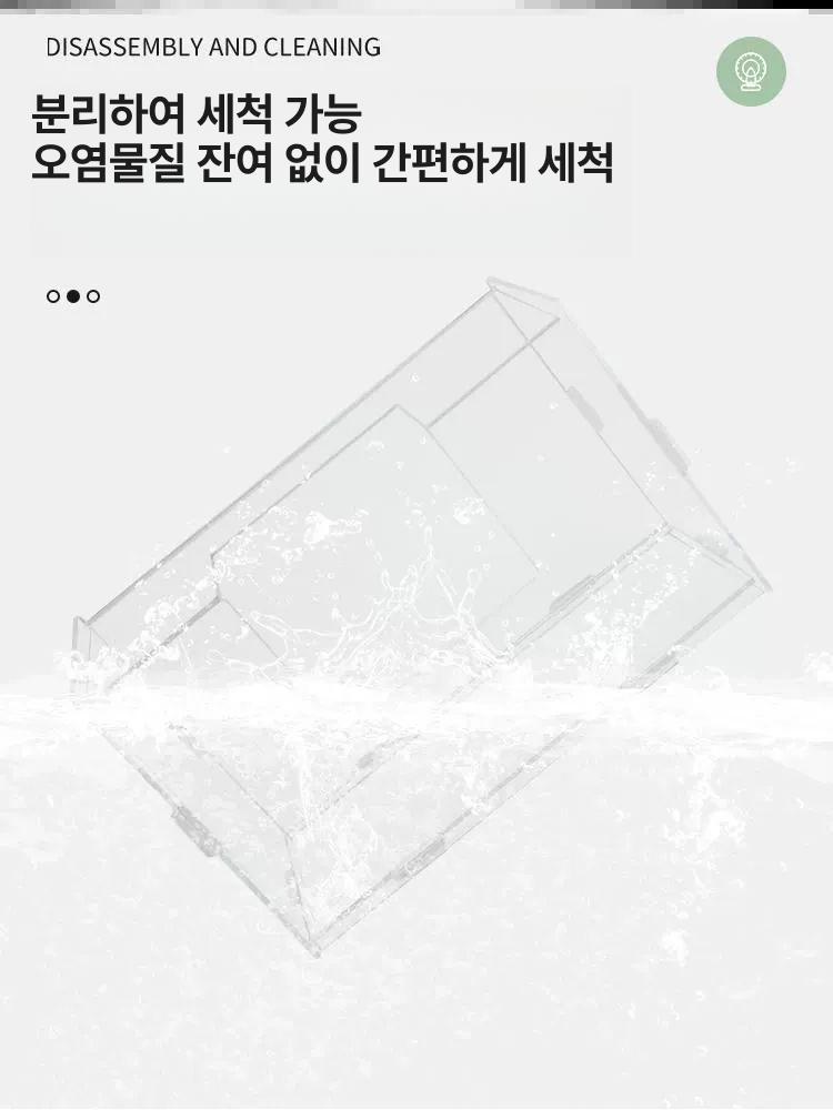 건초 먹이통 토끼용 외장형 아크릴 기니피그용 풀 화장실 화장실+내장형 풀받침대 - 상세 이미지 5