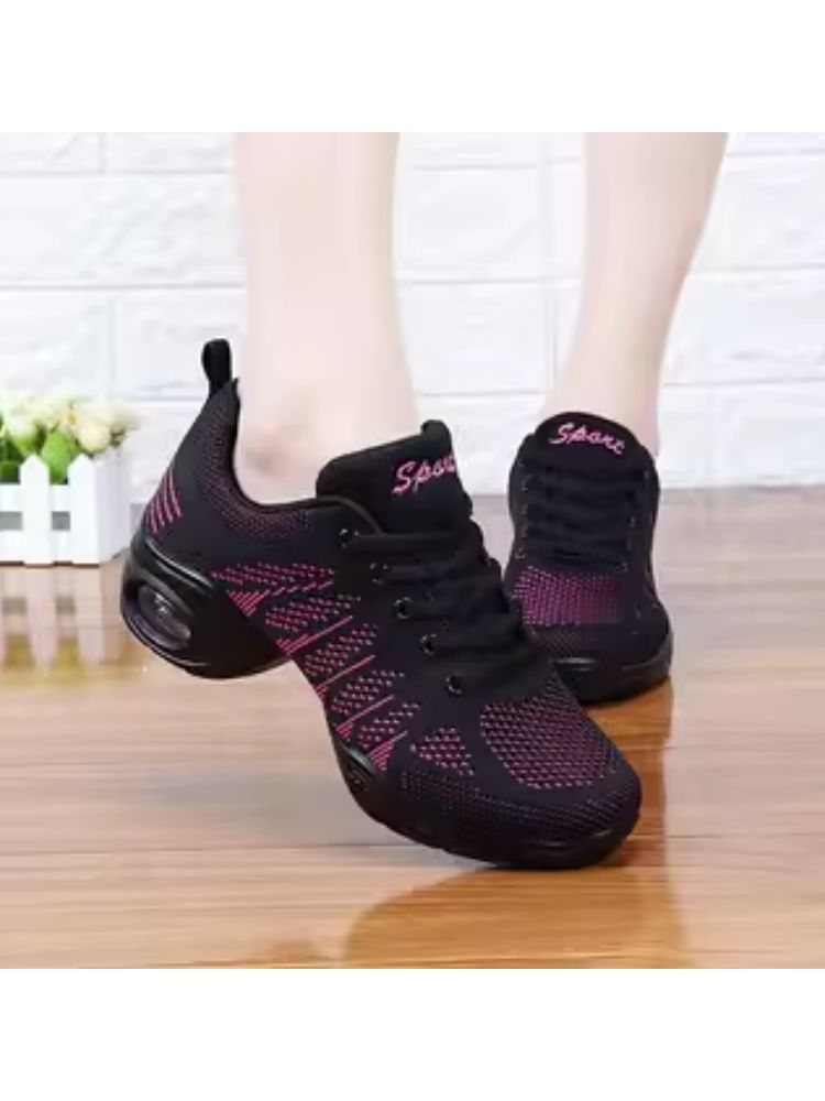여성용 재즈댄스 발레화 댄스화 발레슈즈 토슈즈 라인댄스화 여아용 신발 가죽 소프트 슬리퍼 - 상세 이미지 2
