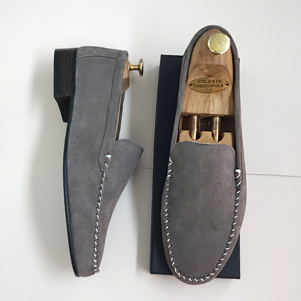 handmade 드라이빙 누벅 스웨이드로퍼 수제화 240 290mm - 상세 이미지 5