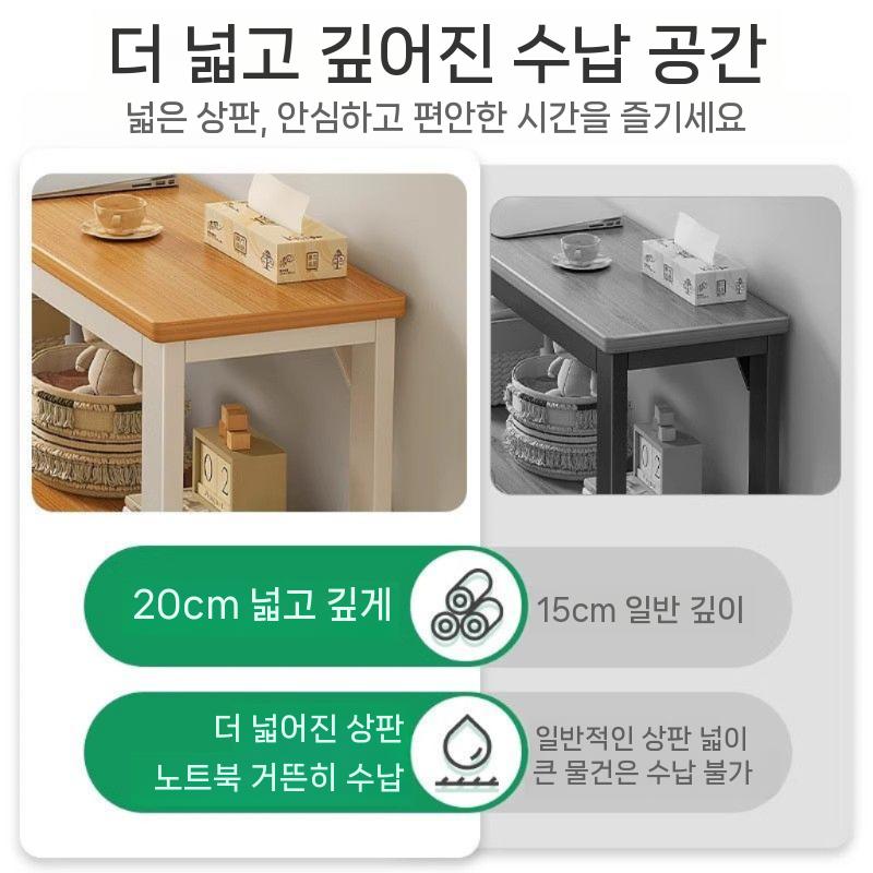 미니수납장 주방수납장 철제수납장 거실 틈새수납장 폭좁은 슬림장 베란다장 틈새장 다용도 선반 - 상세 이미지 3