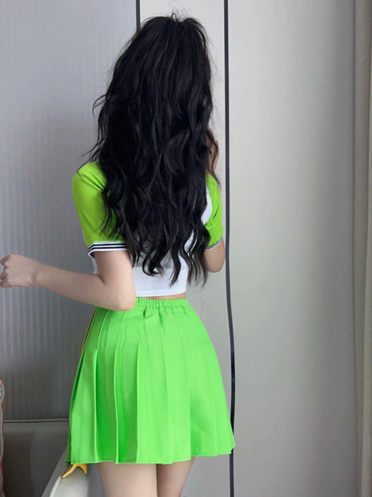 치어리더 옷 공연 치어리딩의상 치어리딩복 댄스 단체 588 상의 XS - 상세 이미지 3