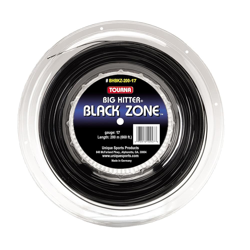 Tourna Black Zone Polyeser 테니스 스트링 18g set - 상품 이미지