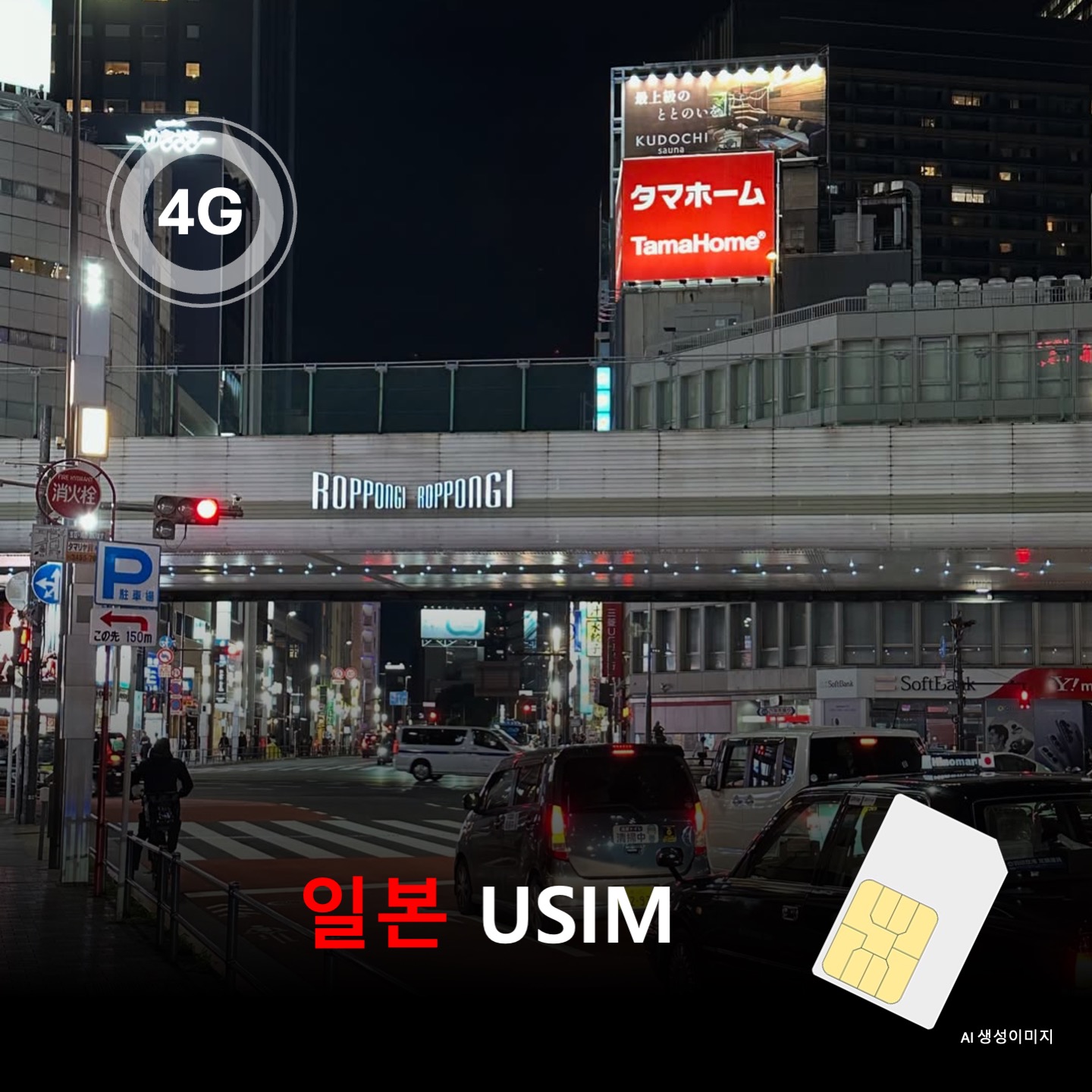 [유심칩] [총알로컬망] 일본 유심 USIM IIJ 도코모 DOCOMO 데이터 전용 매일 무제한 요금제 이심통 - 상품 이미지