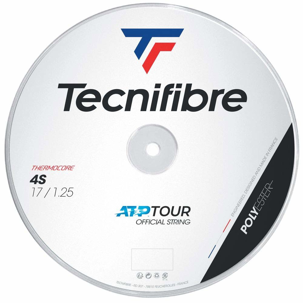 ーシシシシルンンー(Tecnifibre) 테크니피버 테니스 스트링 4S 1.25mm TFR406 200m 게이지: 1.20mm - 상품 이미지