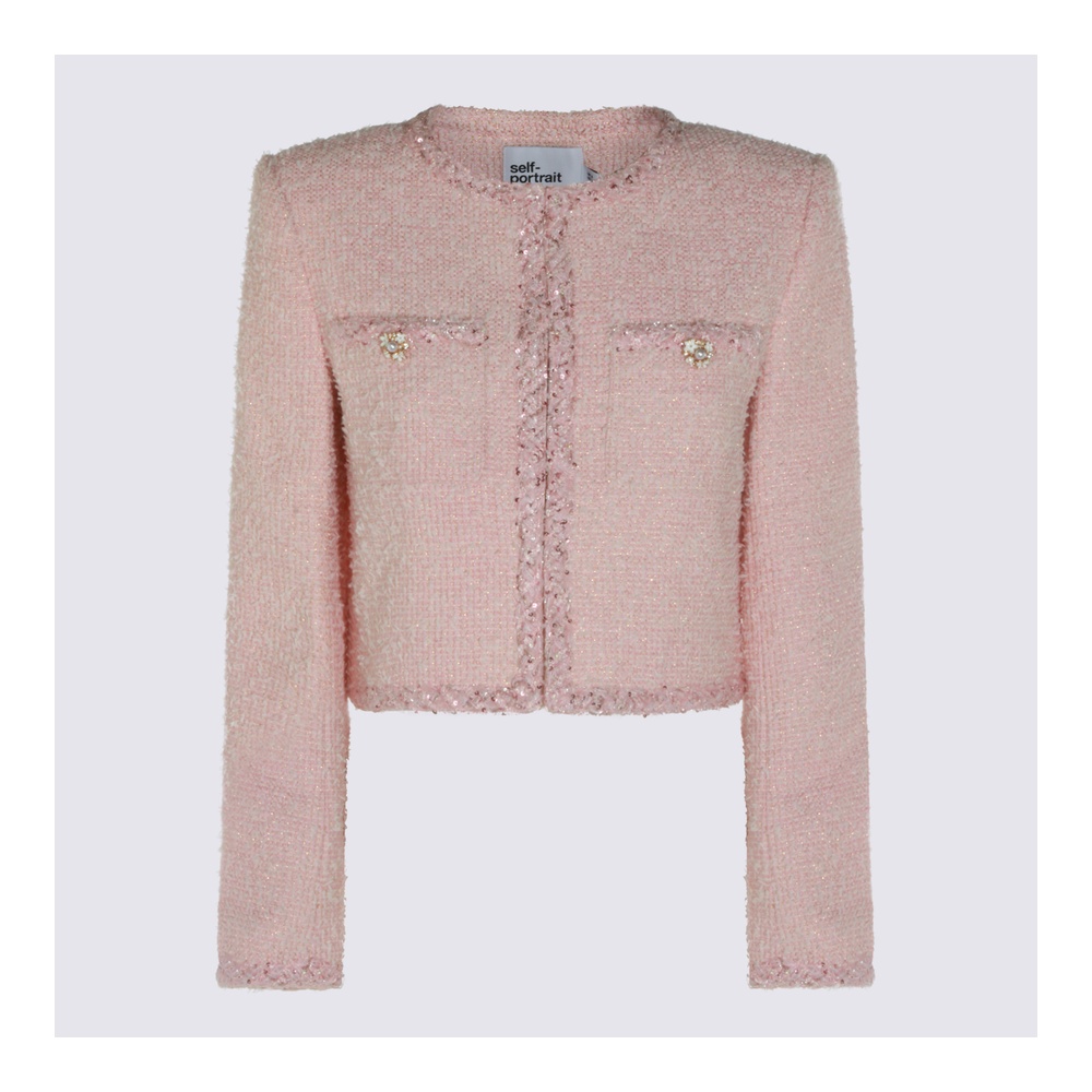 셀프 포트레이트 여성 캐주얼 자켓 FW26 PF26112JPPINK - 상품 이미지