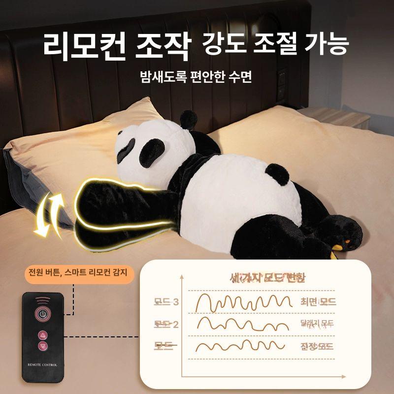 토닥이 판다인형 바디필로우 선물 수면 캐릭터 동물 봉제 롱베개 대형베개 자동 - 상세 이미지 3