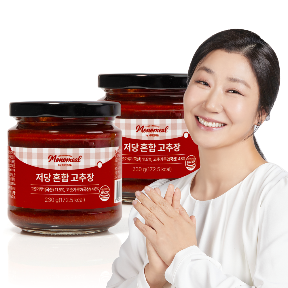 비타민마을 모노밀 저당 혼합 고추장 230g, 2개 - 상품 이미지